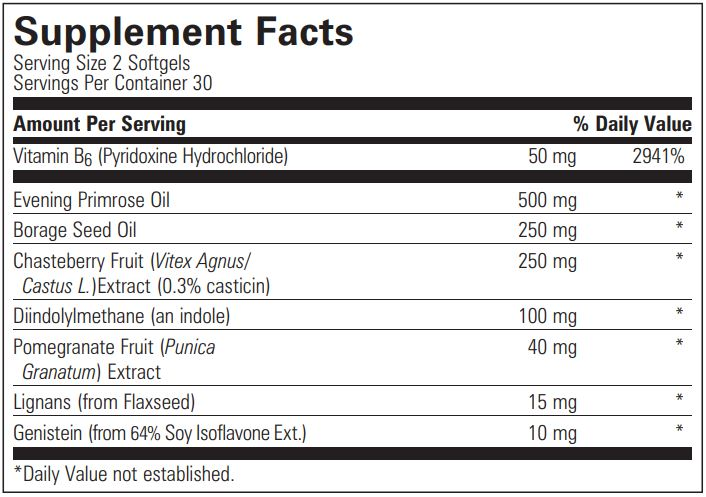 estera-phase-1-womens-balance-formula-nutritional-facts-table-us